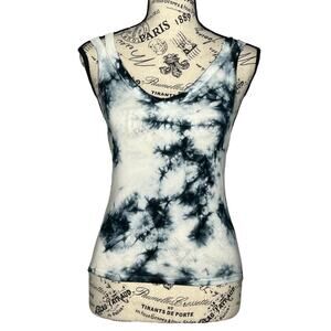 American Eagle MEDIUM Aeo First Essentials Tie-Dye Super Split Strap Tank Top